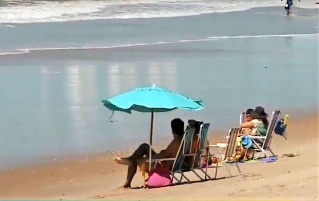Praia na pandemia