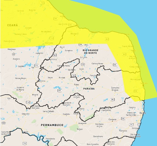 Alerta de chuvas