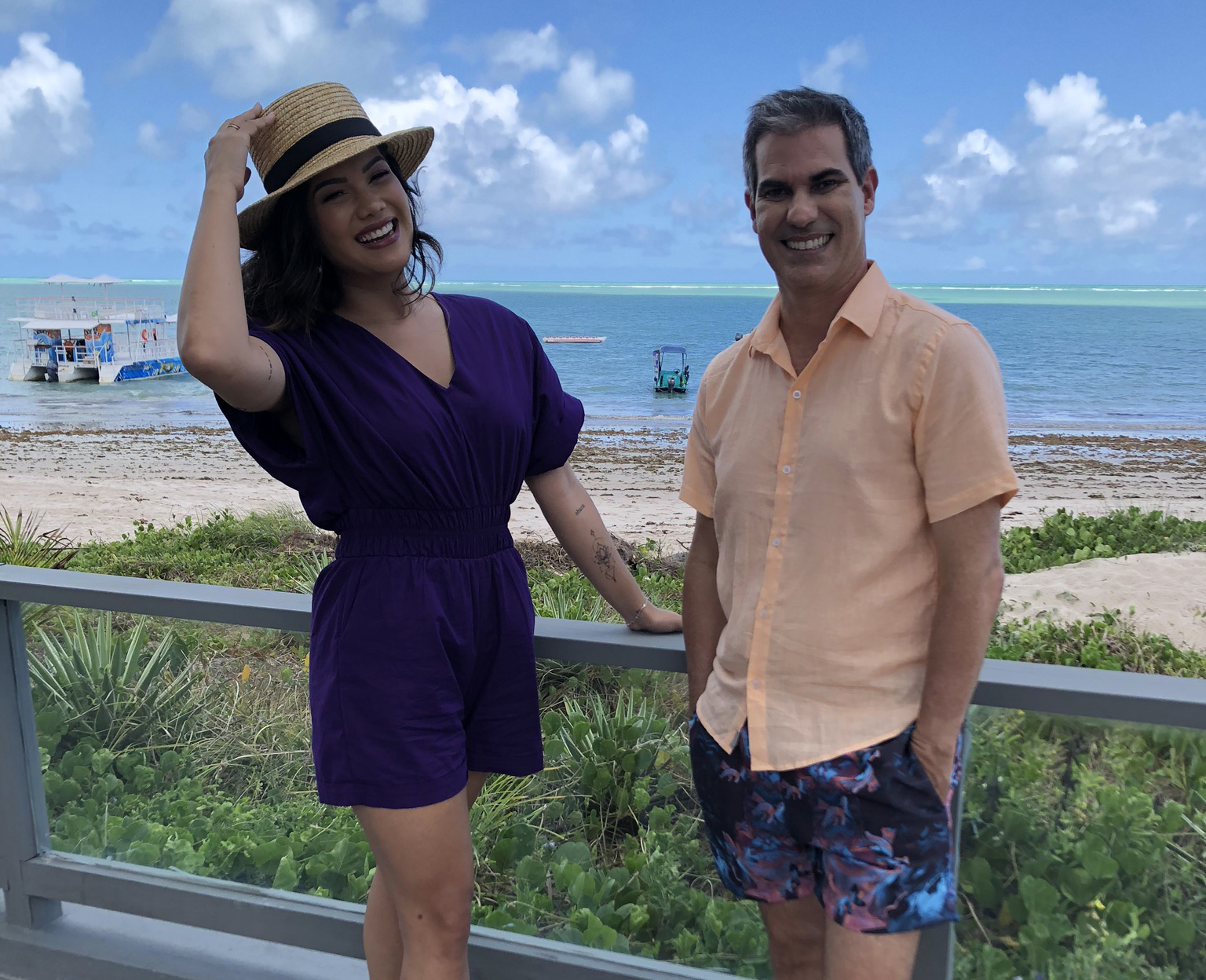 Bruna Borges e Serginho Montenegro