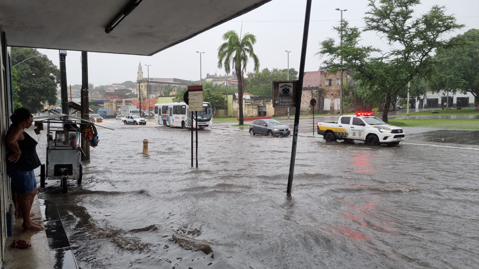 Chuva, João Pessoa, Trânsito