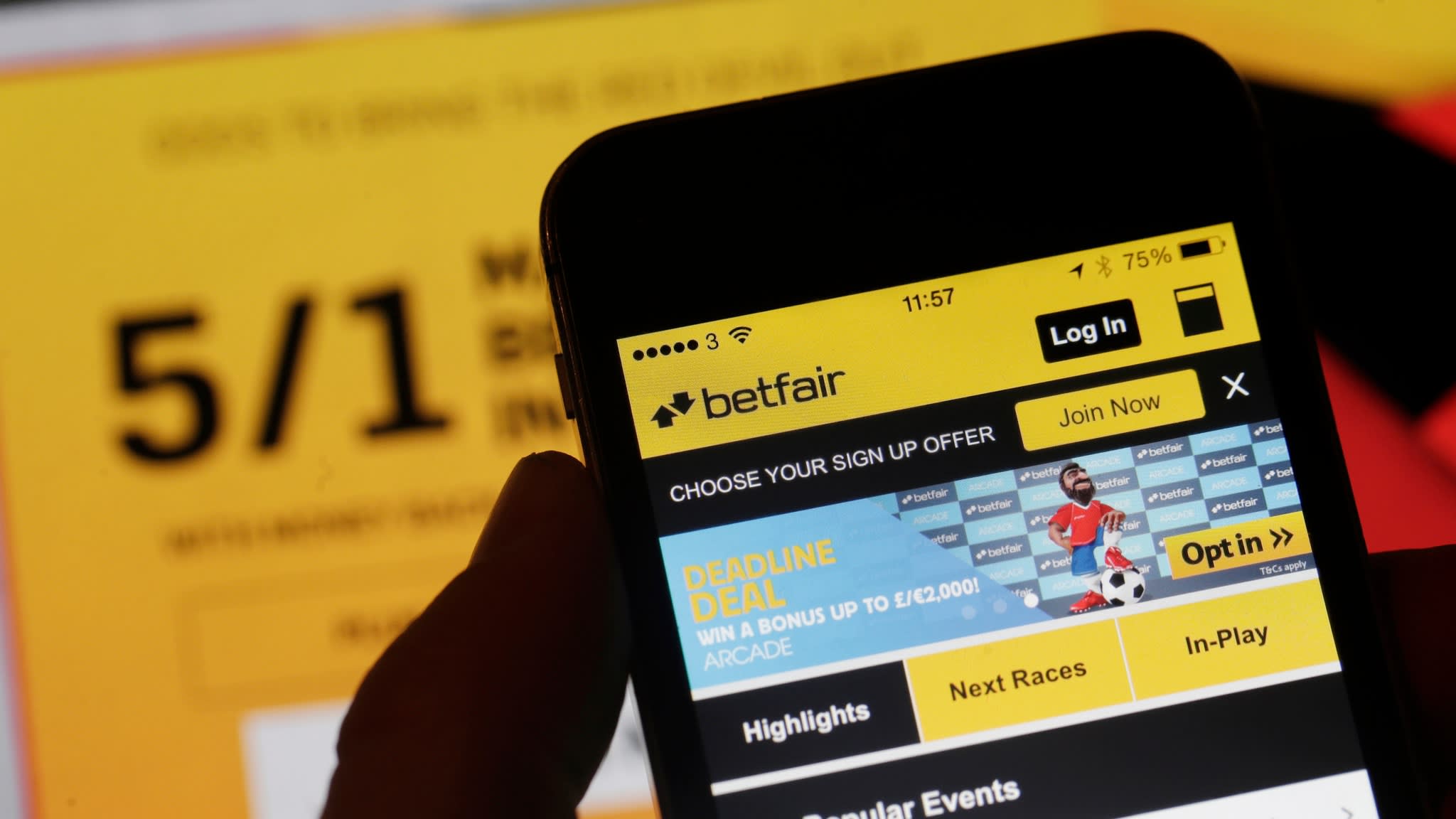 Betfair app