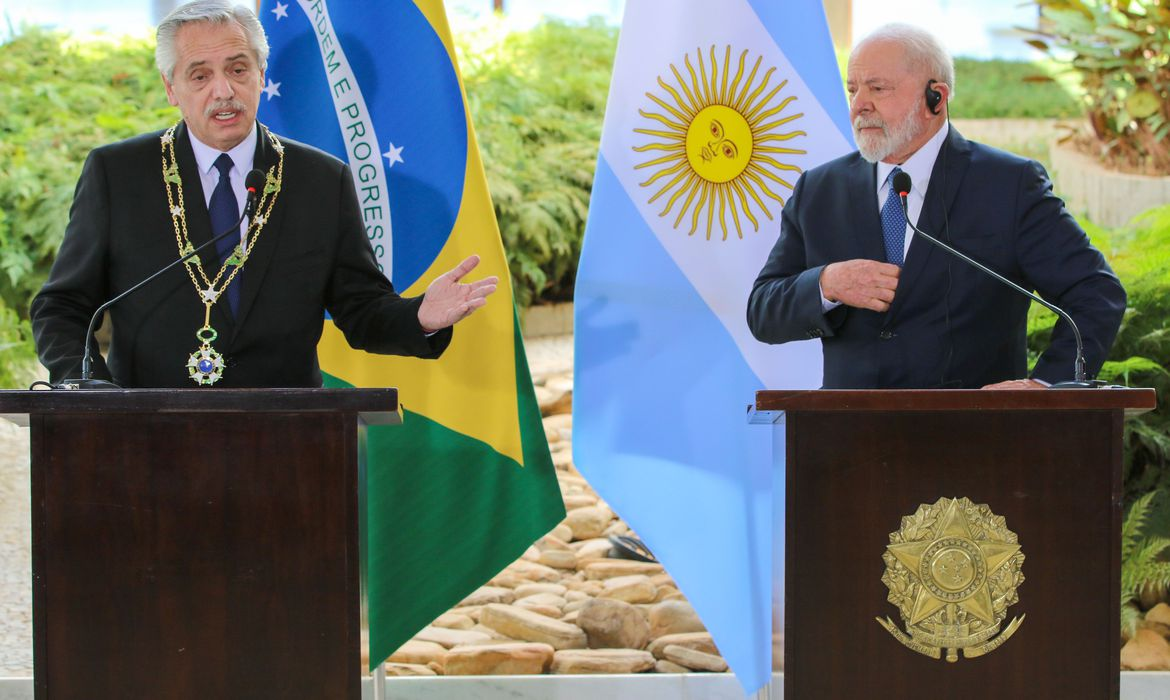 Encontro Brasil Argentina Lula