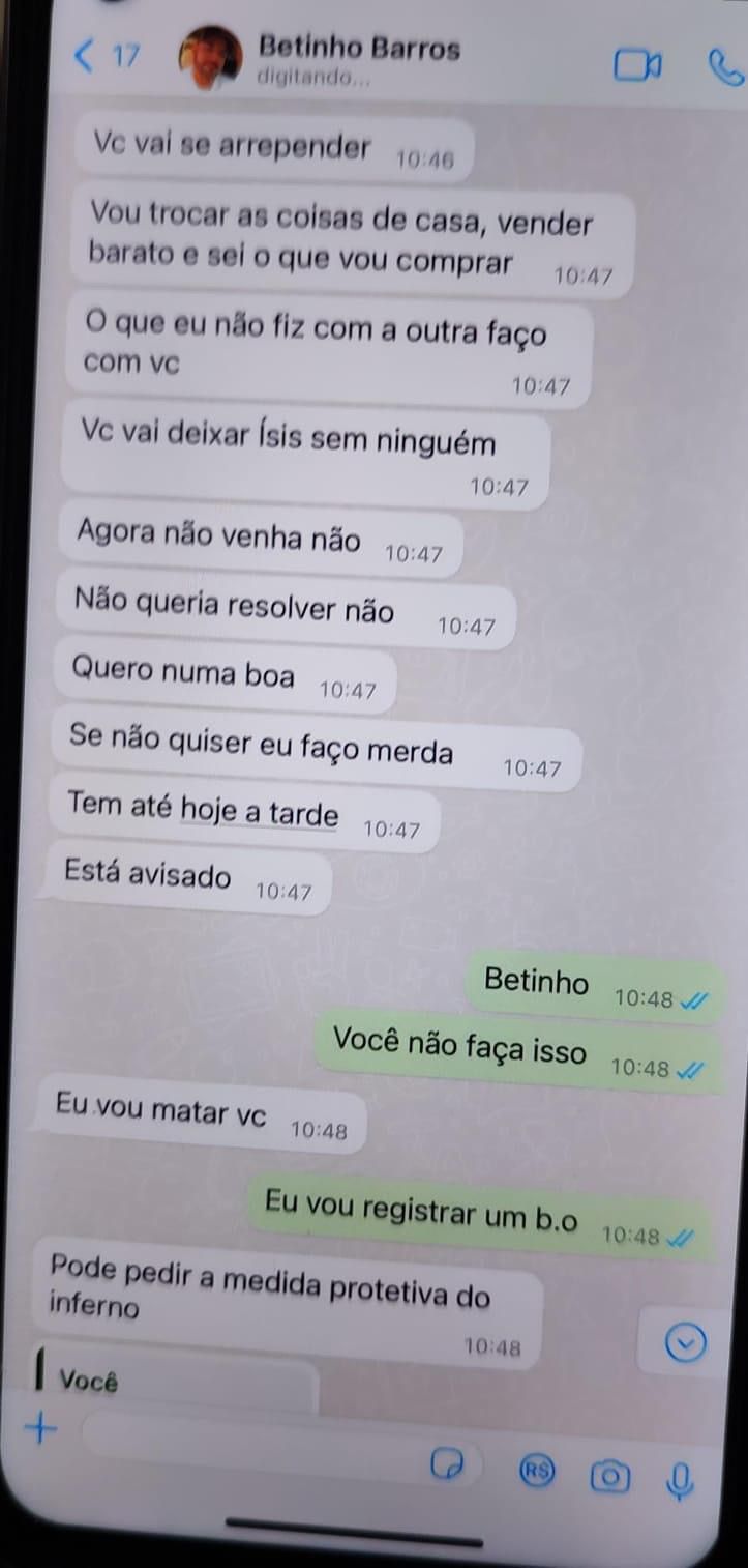 Mensagens no celular da jovem morta em Belém revelam ameaças do ex