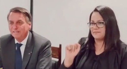 Intérprete de libras, Bolsonaro