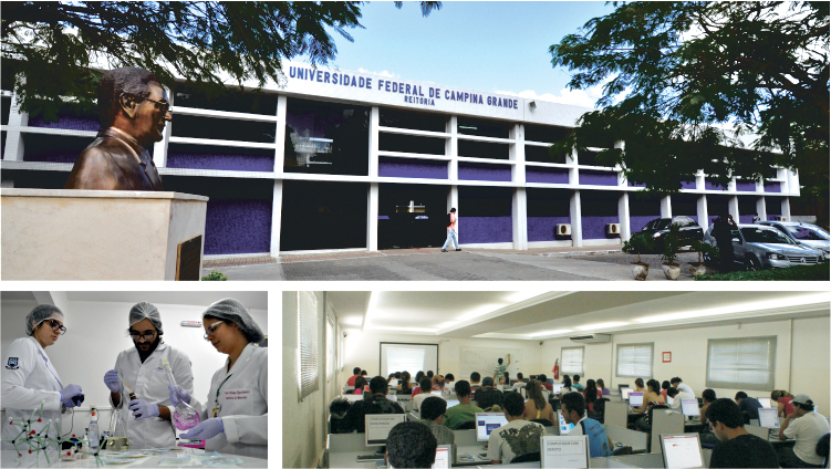 Laboratórios e Reitoria da UFCG. (Foto: Reprodução/ufcg.edu.br)