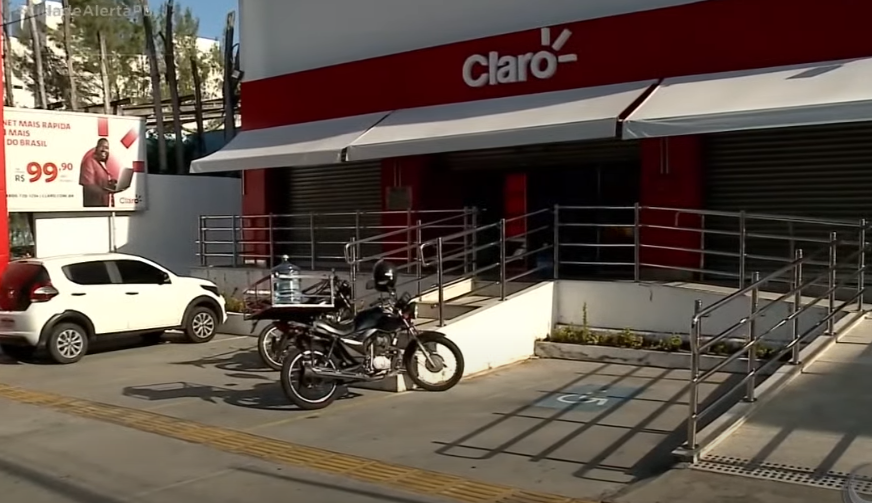 Loja celulares roubada na Epitácio Pessoa