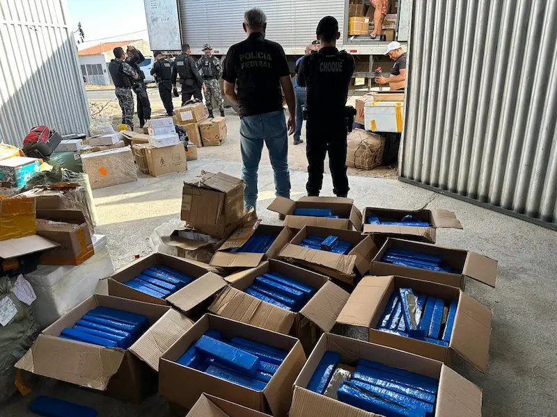 Apreensão drogas Polícia Federal