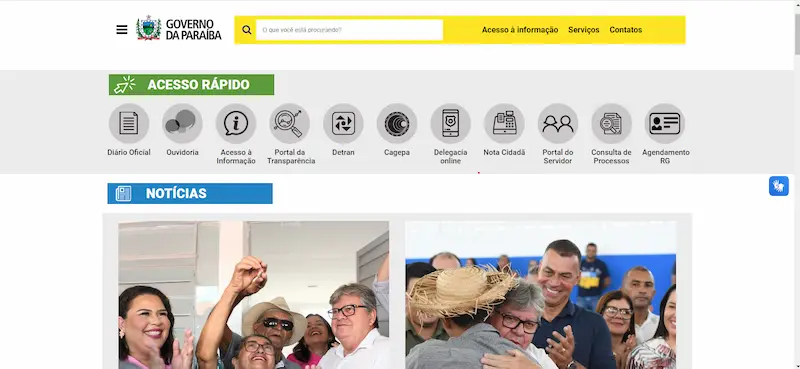 Site governo Paraíba ataque hacker