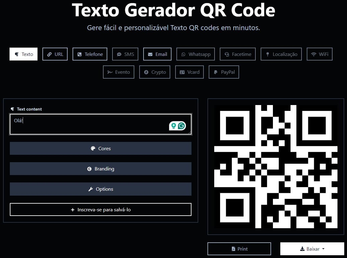 Melhor gerador de QR code. 8 sites para fazer QR code - Portal Correio ...