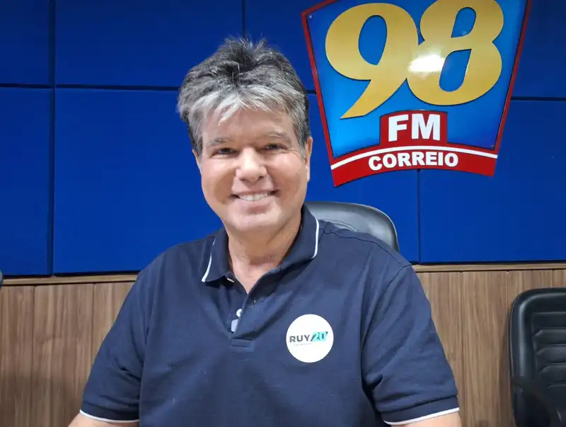 Ruy Carneiro em entrevista a Rádio Correio 98 FM