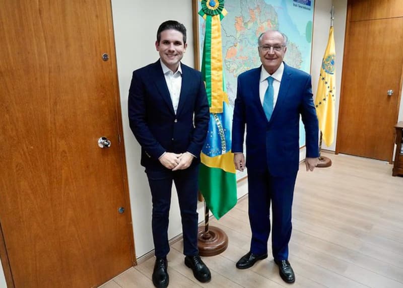 Hugo Motta e Geraldo Alckmin