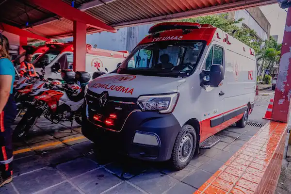 Ambulância do Samu de João Pessoa