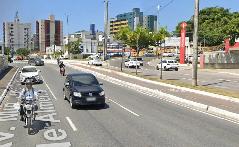 Acesso ao bairro Altiplano, em João Pessoa