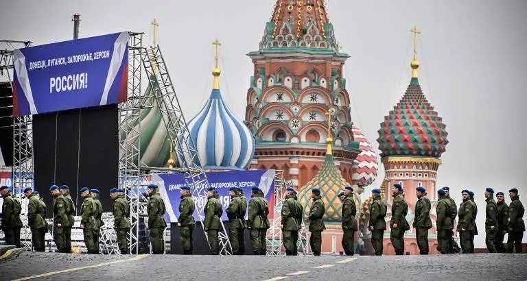 Exército russo em Moscou