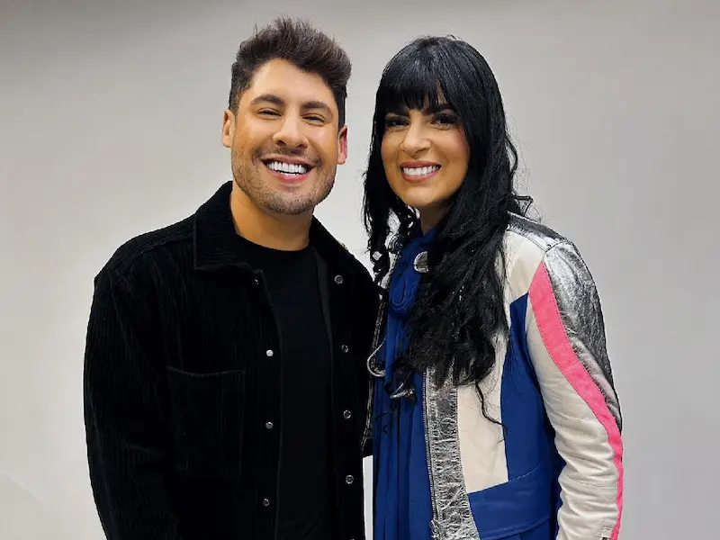 Marcos Freire e Fernanda Brum