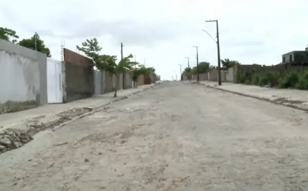 Rua da chacina na Praia do Sol