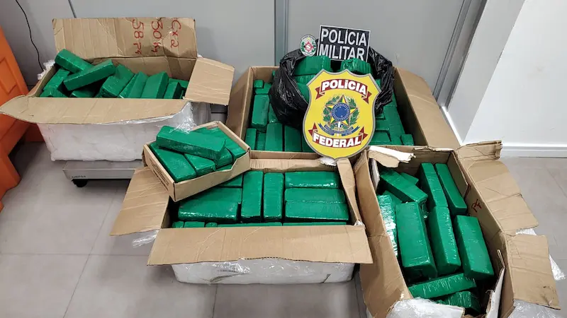 Apreensão de maconha
