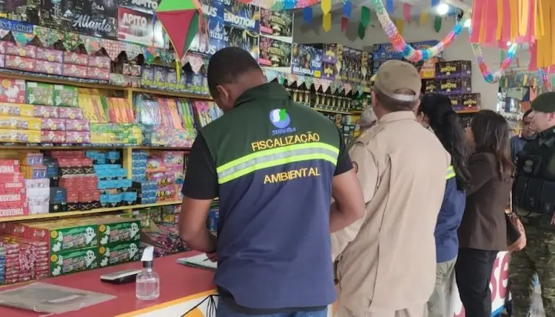 Fiscalização venda de fogos Sudema