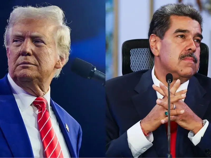 Donald Trump e Nicolás Maduro