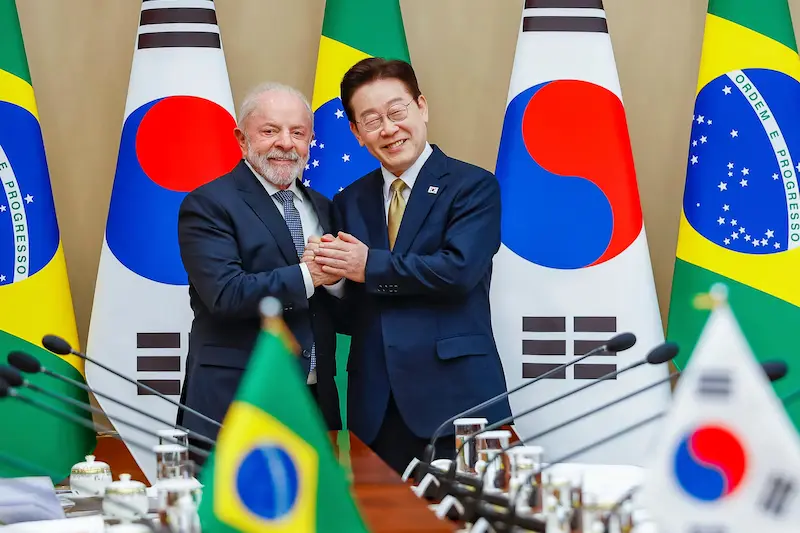 Lula na Coreia do Sul