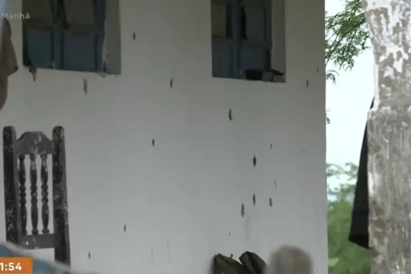 Marcas de tiros, chacina em Itabaiana