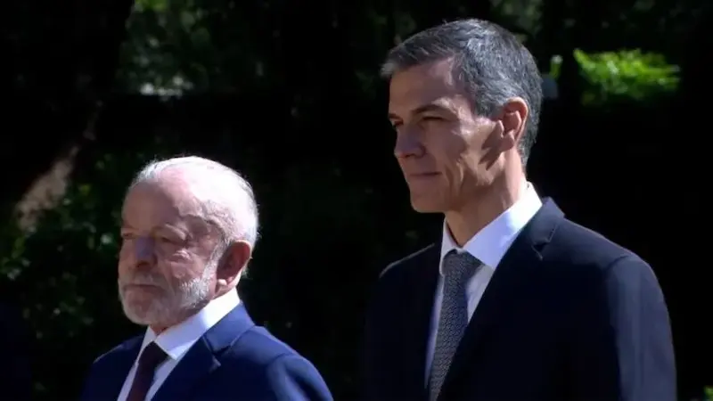 Lula e primeiro-ministro da Espanha, Pedro Sánchez