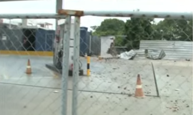 Suspeitos explodem cofre de posto de combustíveis, em João Pessoa; disparos foram registrados