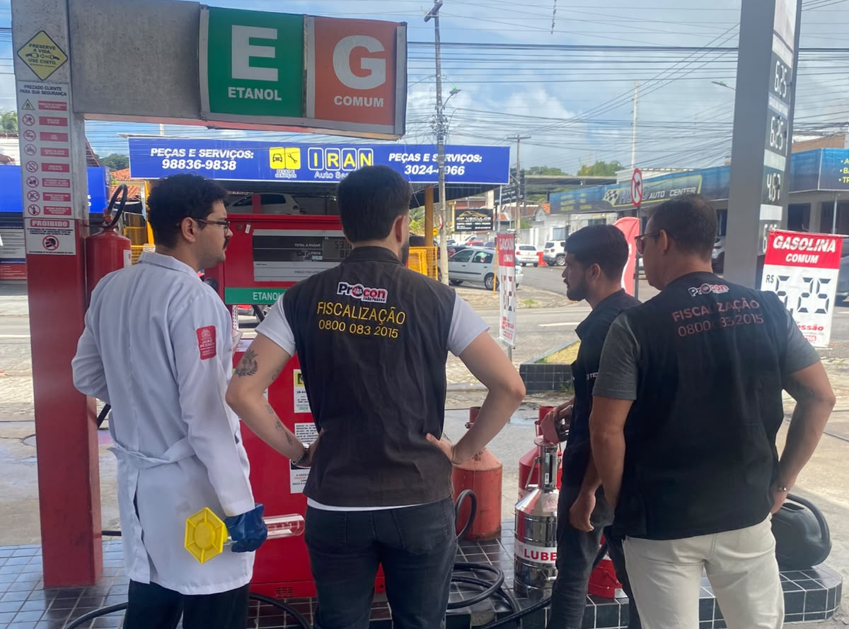 Procon-JP interdita bombas de gasolina com etanol acima do permitido em posto de combustível