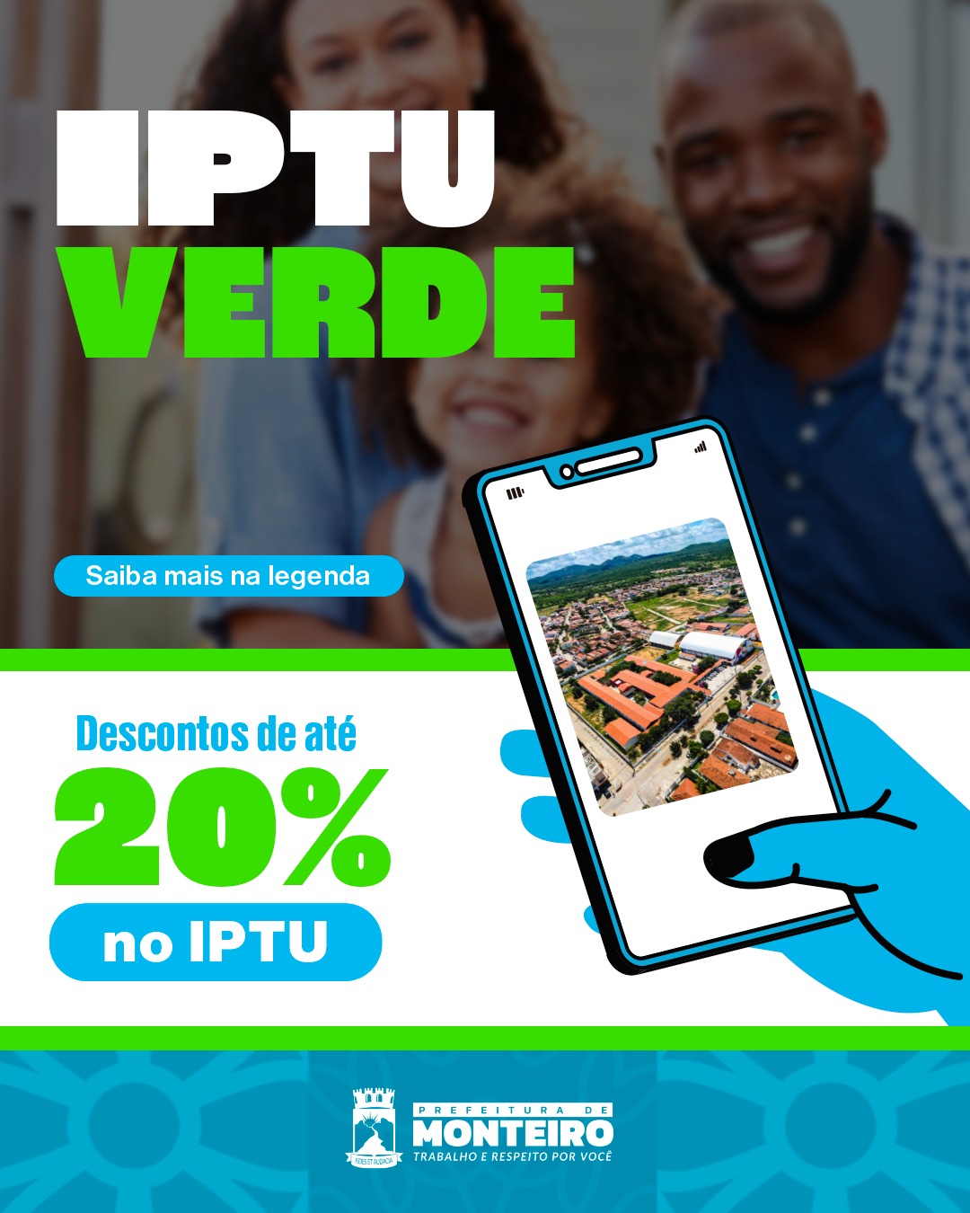 Prefeitura de Monteiro institui programa IPTU Verde com descontos para imóveis sustentáveis