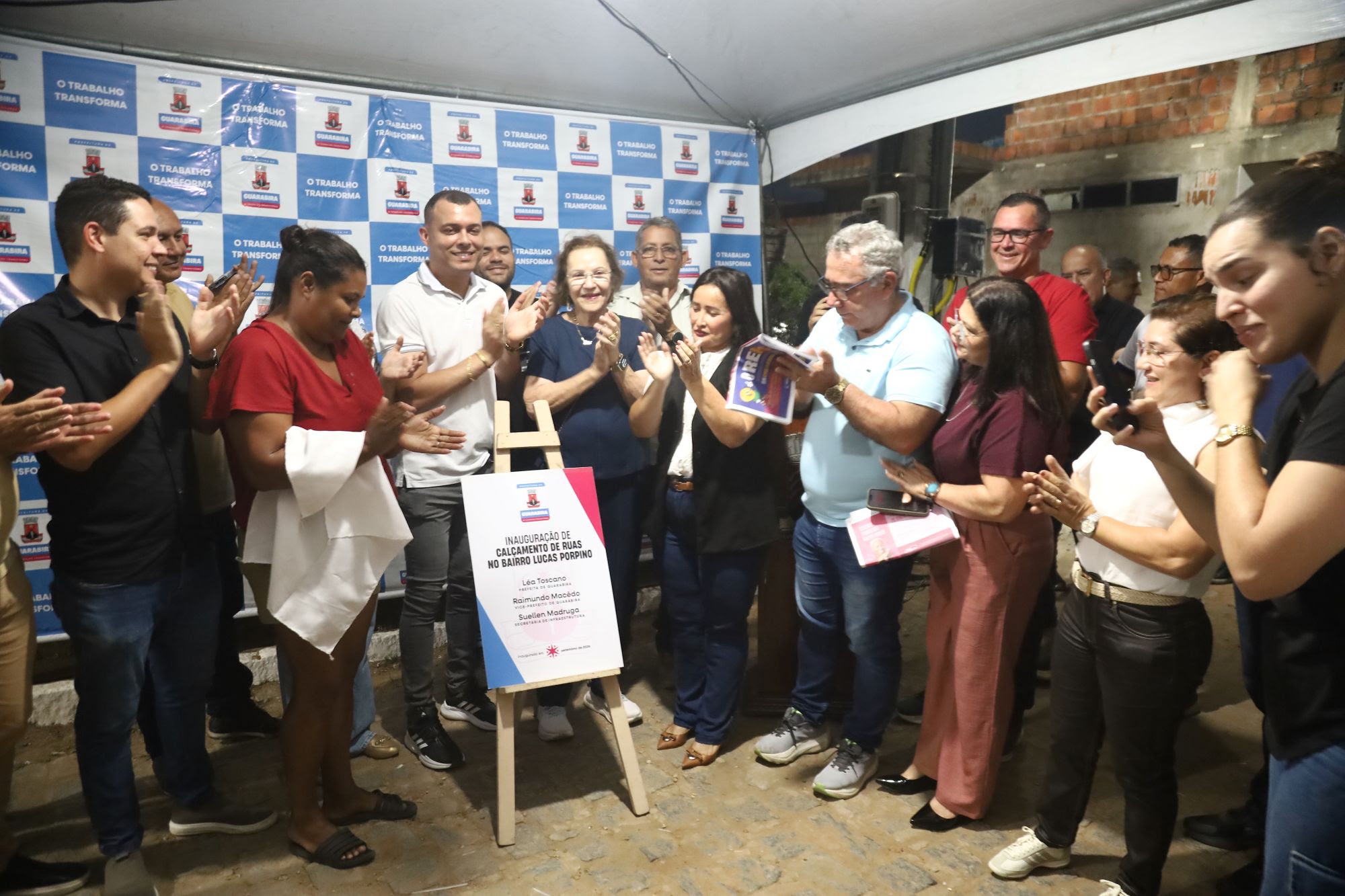 Prefeitura de Guarabira entrega calçamentos no Lucas Porpino