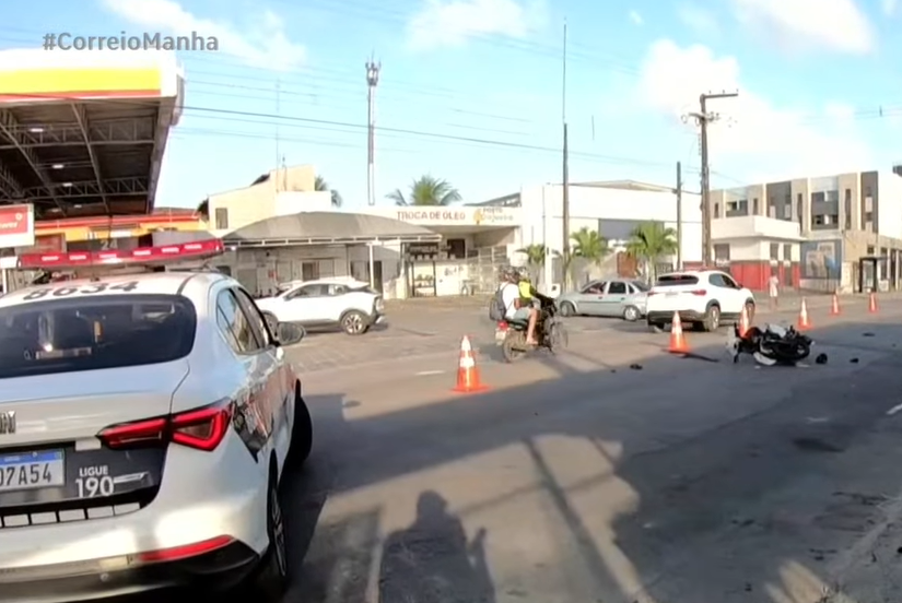Motociclista morre após sair para trabalhar e ser atingido por caminhonete em João Pessoa