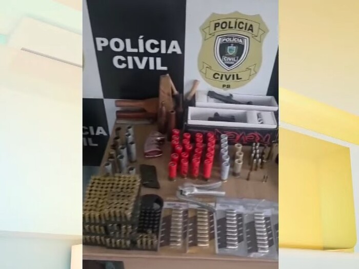 Advogado é preso com armas e munições de uso restrito, na Paraíba
