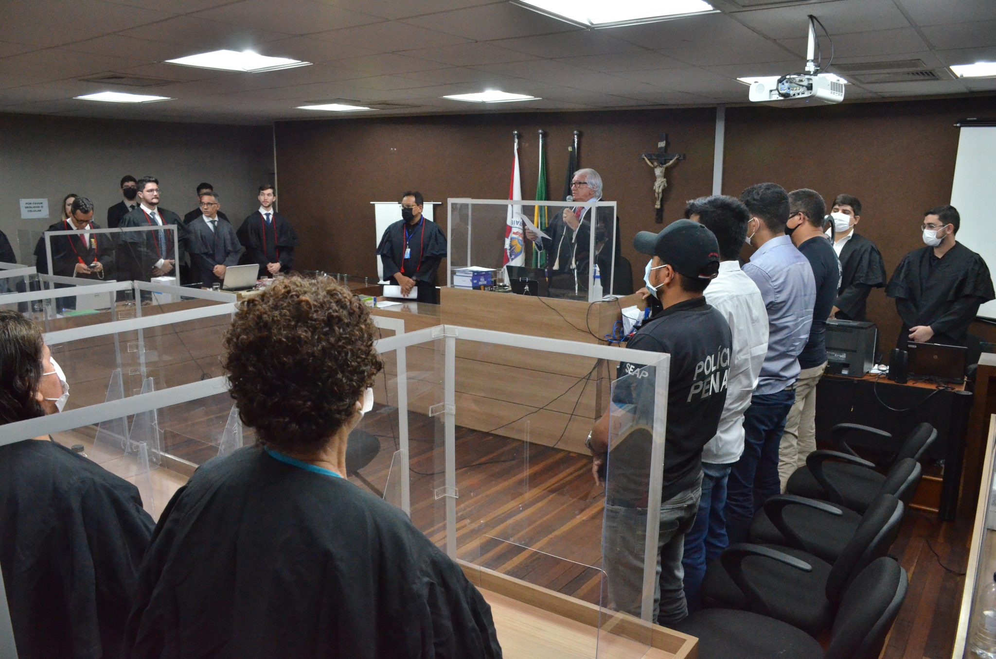 Julgamento dos réus aconteceu no Fórum Criminal de João Pessoa (Foto: Divulgação/TJPB)