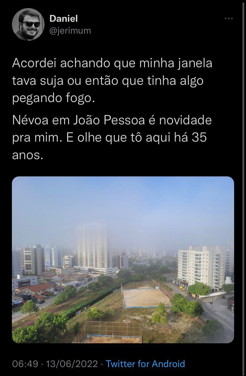 Nevoeiro, João Pessoa